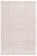 SAFAVIEH Area Rug 6x9 - Natural Fiber Collection - Natural & Pink, Handmade Jute & Wool, Ideal for Living Room, Bedroom, Dining Space (NFB225U) - color: Natural/Pink, size: 6' x 9' (Rectangular)