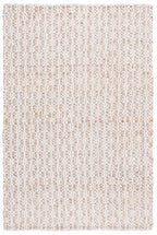 SAFAVIEH Area Rug 4x6 - Natural Fiber Collection - Natural & Pink, Handmade Jute & Wool, Ideal for Living Room, Bedroom, Dining Space (NFB225U) - color: Natural/Pink, size: 4' x 6' (Rectangular)