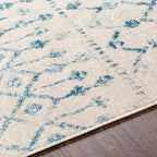 Livabliss Elsie Global Bohemian Area Rug,6'7" x 9',Dark Blue - color: Dark Blue, size: 6'7" x 9' (Rectangular)