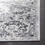 SAFAVIEH Madison Collection Runner Rug - 2'3" x 14', Silver & Grey, Boho Chic Distressed Design, Non-Shedding & Easy Care, Ideal for High Traffic Areas in Living Room, Bedroom (MAD611G) - color: Silver/Grey, size: 2'3" x 14' (Runner)