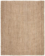 SAFAVIEH Area Rug 8x10 - Natural Fiber Collection - Large - Natural Brown, Handmade Jute, Farmhouse Style, Chunky Textured Thick Pile (NF447A) - color: Natural, size: 8' x 10' (Rectangular)