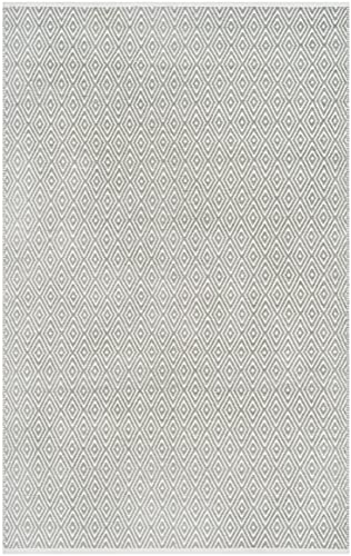SAFAVIEH Boston Collection 4' x 6' Grey BOS682E Handmade Flatweave Cotton Area Rug - color: Grey, size: 4' x 6' (Rectangular)
