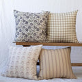 Woven Nook - 4 Pack - Modern & Luxurious Decorative Throw Pillow Covers - Durable Quality & Machine Washable - House Becomes Home - (22x22) - size: 22" x 22" (Pack of 4)