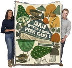 Pure Country Weavers Fun Dad Blanket - Gift Tapestry Throw Woven from Cotton - Made in The USA (72x54) - color: Fun Dad, size: 72x54