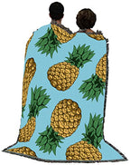 Pure Country Weavers Pineapple Blanket - Garden Floral Gift Tapestry Throw Woven from Cotton - Made in The USA (72x54) - color: Pineapple
