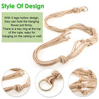 Keadic 6Pcs Macrame Plant Hanger, 3 Sizes Indoor Hanging Plant Holder Hanging Plant Holder Plant Hangers Hanging Planters for Indoor Plants for Home Patio Garden