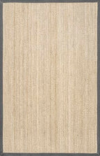 Nuloom Elijah Dark Grey/Natural, 5' x 8', Basketweave, Seagrass, Soft and Textured, High Traffic, Stain Resistant, Easy Clean, Durable Area Rug for Bedroom, Living Room, Dining, Den, Foyer, Entryway - color: Dark Grey, size: 5' x 8' (Rectangular)