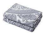 Popular Handicrafts Printed Curtains Panels Set of 2 Indian Hippie Bohemian Beautiful Elephant Mandala Curtain Panels Grey Silver 42x100 Inch - color: Grey Silver, size: 42"W x 100"L (Pack of 2)