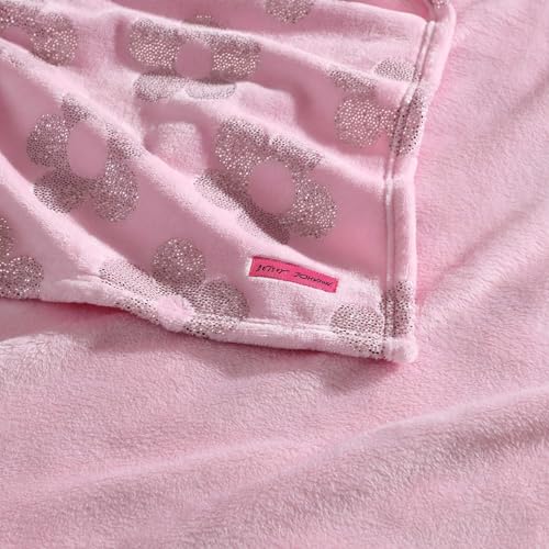 Betsey Johnson - Blanket, Buttery-Soft Throw Blanket for Couch or Bed, Boldly Plush & Oversized Bedding (Retro Daisy Pink, 50" x 70") - color: Retro Daisy Pink