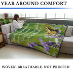 Pure Country Weavers Although You Can No Longer See Me Please Know that I'm There Blanket - Sympathy Bereavement Gift Tapestry Throw Woven from Cotton - Made in the USA (72x54) - color: I'm There, size: 72" x 54"