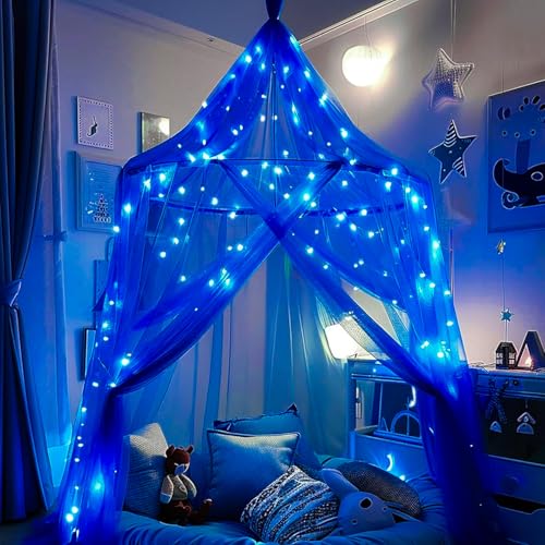 Ineximun 24 Pack LED Fairy Lights Battery Operated 7Ft 20Led Mini String Lights Waterproof Christmas for Mason Jars Bedroom DIY Party Wedding Christmas Decor Blue - color: Blue