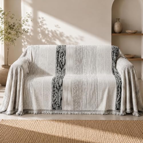 amorus Bohemian Throw Blankets,Throw Blanket Chenille Jacquard Tassels Soft Throws Cover for Couch, Bed,Outdoor Camping Picnic Car Travel Warm & Cozy for Seasons, Pattern IV(71"*90") - color: Pattern 4, size: 71x91 in