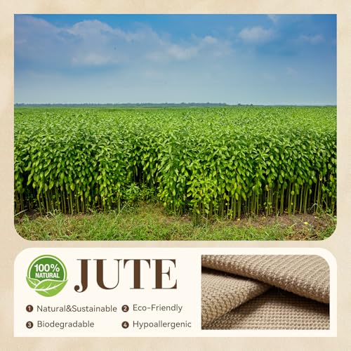 Jute 3x5 ft Rugs for Entryway Front Door Mat Indoor Entrance Indoor Door Mats Entryway Rugs Foyer Entry Entrance Mat Inside Doormat Welcome Mats Boho Farmhouse - size: 3 x 5 ft
