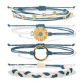 choice of all String Bracelets for Women Boho Wave Surfer Beach Wear Cute Bracelets Set Summer Friendship Jewelry Accessories Beach Stuff - color: B2:green peacock bracelet