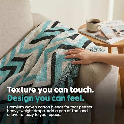 amorus Bohemian Throw Blanket Chenille Jacquard Tassels Cover, 63"*71",NO.5 | Boho Style blankets, modern Geometric, warm & cozy. For couch, bed, outdoor, car - color: Pattern 5, size: 63x71 in