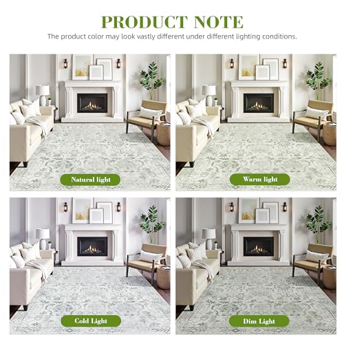 Green Small Area Rug 2x3 Throw Rug for Entryway Bathroom Kitchen, Non-Slip Low-Pile Washable Distressed Modern Boho Floor Carpet for Laundry Room, Indoor Washstand Vanity Front Mat 24x36 Inch - color: Beige Green, size: 2'x3'