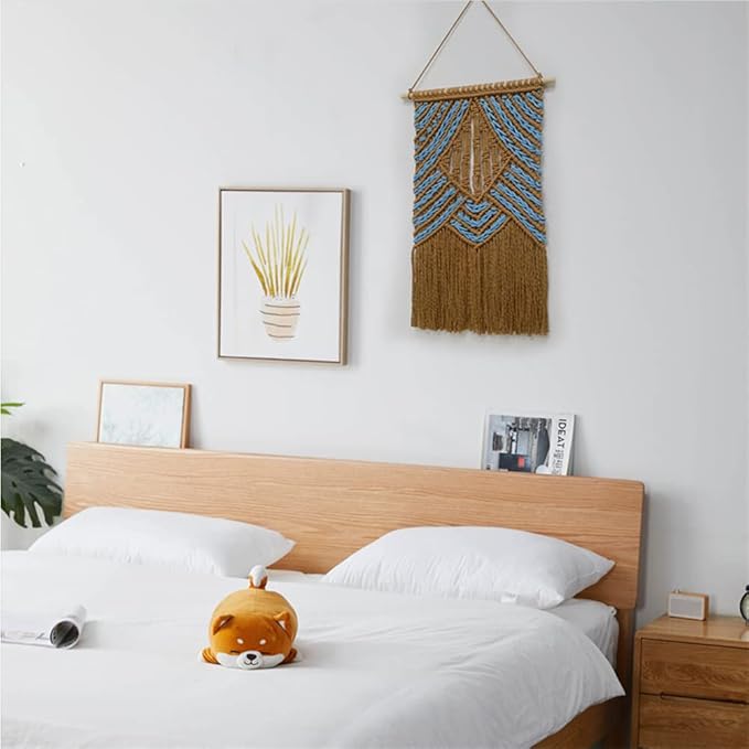 BMIDRUT Hanging Macrame Tapestry Dream Catchers Hand Woven Tapestries Boho Wall Art Decor Home Wall Decor Wall Pediment