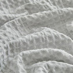 WARMDERN Waffle Weave Pillowcases Standard Size 2 Pack Pillow Cases Soft Microfiber Pillow Case Covers Set of 2 Boho Woven Textured Pillowcase with Envelope Closure(Light Grey, Standard, 20x26 Inches) - color: Light Grey-waffle Weave, size: 20" x 26" (Pac