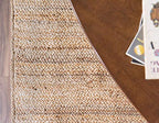 Unique Loom Braided Jute Collection Area Rug - Dhaka (2' 7" x 6' 1" Runner, Natural) - color: Natural, size: 2'7" x 6'1" (Runner)