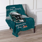 Northwest NFL Philadelphia Eagles 2025 Super Bowl LIX Multi Champ Powerhouse Woven Tapestry Wall Hanging, 48 x 60 Inches, Officially Licensed, Decorative Fringes