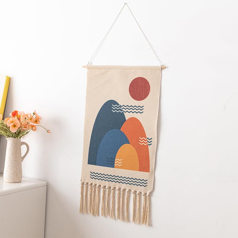 BMIDRUT Wall Hanging Macrame Woven Tapestry Bohemian Tapestries Art Tapestry for Home Apartment Dorm Room Backdrop 20x35 Inch - color: C7