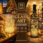 DomeStar 15 Pack Battery Operated Fairy Lights, Warm Fairy Led Lights for Mason Jars DIY Crafts Wedding Table Centerpieces - color: Warm White, size: fifteen