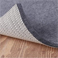 Non Slip Rug Pad Grippers - 3x5 Ft, 1/4" Thick, Felt + Rubber Double Layers Area Carpet Mat Tap, Provides Protection and Cushioning for Hardwood or Tile Floors - size: 3'X5', style: Felt + Rubber- 1/4" Thick