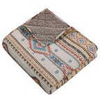 Barefoot Bungalow Phoenix Quilted Throw Blanket, 50 x 60 inches, Tan