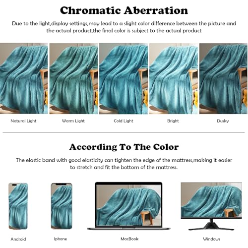 NEWCOSPLAY Super Soft Throw Blanket Dark Blue Premium Silky Flannel Fleece Leaves Pattern Lightweight Bed Blanket All Season Use (Dark Blue, Throw(50"x60")) - color: Dark Blue, size: Throw(50"x60")