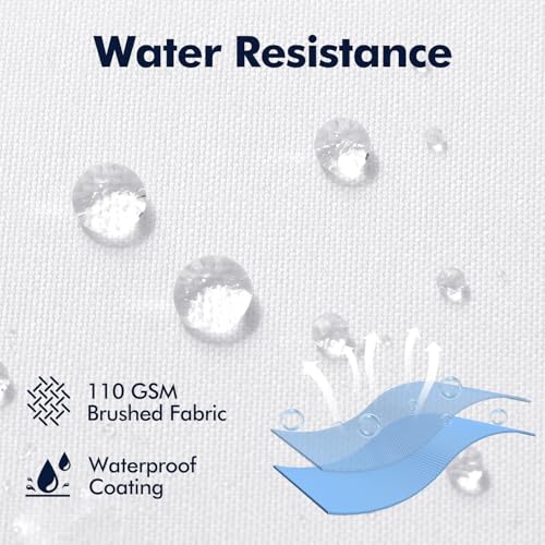 MIULEE Pack of 4 18x18 Outdoor Pillow Inserts, Water-Resistant Throw Pillow Inserts Decorative Premium Square Pillow Stuffer Sham for Porch Swing Couch Sofa Cushion Patio Furniture - size: 18x18 Inch (Pack of 4)