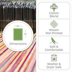 Pure Country Weavers Scotland - National Flower The Flowering Thistle Blanket - Gift Tapestry Throw - Woven from Cotton - Made in the USA (72x54) - color: Scotland Thistle, size: 72" x 54"