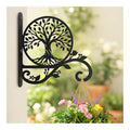 Tree of Life Metal Plant Hanger Bracket, Decorative wall-Mounted Hanging Plant Hook, Tree of Life Garden Decoration, Suitable for Hanging Baskets, Bird feeders, Lanterns, Wind Chimes - style: Tree of Life