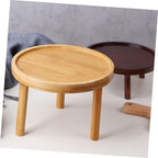 Happyyami Boho Room Decor Wooden Planter Stand for Home Flower Pot Holder Vase Display St