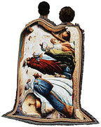 Pure Country Weavers Christmas Three Kings Blanket by Lynn Bywaters - Wise Men Gift Christmas Tapestry Throw Woven from Cotton - Made in the USA (72x54) - color: Three Kings