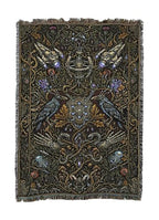 Pure Country Weavers Night Fiction Blanket - Fantasy Gift - Tapestry Throw Woven from Cotton - Made in The USA (50X60) - color: Night Fiction, size: 50x60