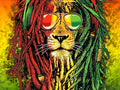 Simsant Rasta Bob Wall Hanging - Lion Head Tapestry for Living Room, Bedroom, Dorm - Psychedelic Decor (108"x90") - size: 108"L x 90"W