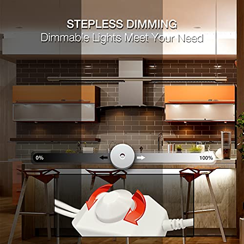 DAYBETTER White LED Strip Light, 40 ft Dimmable Bright Rope Lighting, 6500K 24V Strips, 720 LEDs 2835 Tape Lights for Bedroom, Kitchen, Mirror, Home Decoration(2 Rolls of 20 ft) - color: Daylight White, size: 40FT