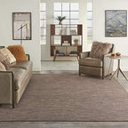 Nourison Home Positano Natural 2'2" x 12' Area Rug - Easy Clean, Non Shedding, Bed Room, Living Room, Dining Room, Kitchen (12' Runner) - color: Natural, size: 2'2" x 12' (Runner)