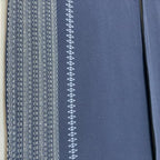 Doorway Curtain (W33.5'xH66.9') Takumi Tapestry Japanese noren Room Divider (Dark Navy) - color: Dark Navy