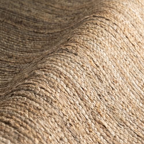 nuLOOM 2x6 Rigo Jute Hand Woven Area Rug, Natural, Solid Farmhouse Design, Natural Fiber, For Bedroom, Living Room, Dining Room, Hallway, Office, Kitchen, Entryway - color: Natural, size: 2'6" x 6' (Rectangular)