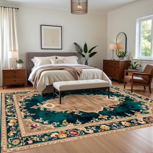 Rustic Ethnic Retro Aesthetics Geometric Floral Colorful Rugs for Living Room Bedroom Dining Room Elegant Luxury Area Rug 2x3 Machine Washable Durable Art Decor Nursery Dorm Home Office Mat - color: G, size: 2x3
