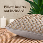 Boho Living 18x18 Grey Throw Pillow Covers only Pillow Insert not Included - Boho Pillow Covers Only, Pack of 2 - color: Grey, size: (2) 18" x 18" Pillow Covers