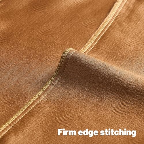 FUTEI Pack of 2 Chenille Decorative Throw Pillow Covers 18x18 Inch,Soft Cozy Striped Geometric Patterns Cushion Case,Modern Home Decor for Couch Bed Living Room,Bronze - color: Bronze, size: 18" x 18" (Pack of 2)