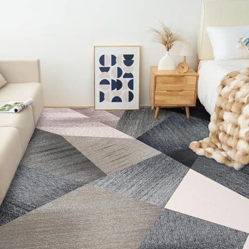 HOMFINE Washable Modern Area Rug - Geometric Style 9x12 Rugs for Living Room, Bedroom, Machine Washable Rug Soft Non Slip Non Shedding Area Rug - Green, 9'x12' - color: Green, size: 9' x 12' (Rectangular)