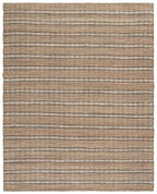 SAFAVIEH Area Rug 8x10 - Natural Fiber Collection - Large - Olive & Natural, Handmade Jute & Cotton, Boho Stripe Farmhouse Rustic Design, Ideal for Living Room, Bedroom, Dining Space (NFB656X) - color: Olive/Natural, size: 8' x 10' (Rectangular)