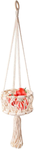 Boho Plant Holder - 3 Tier Indoor Planting Basket | Handwoven Home Garden Ornaments Flower Decorative Storage, Wall Hanging Planter Pot for Housewarmings Birthdays Weddings Offices