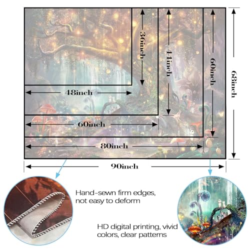 Spenlife Nature Tree Tapestry Mystical Forest Tapestry for Bedroom Aesthetic Tapastry's Wall Hanging Tapestries for Living Room Dorm Tree1 36×48 Inches - color: Blackish Blue, size: 48"L x 36"W