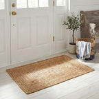 SAFAVIEH Area Rug 2x3 - Cape Cod Collection - Natural Brown, Handmade Braided Flat Weave Jute (CAP252A) - size: 2' x 3' (Rectangular)
