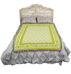 Pure Country Weavers Lemon Zest Blanket - Garden Floral Gift Tapestry Throw Woven from Cotton - Made in the USA (72x54) - color: Lemon