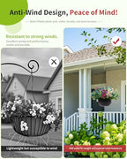 2 Sets Artificial Hanging Plants Flowers with Basket for Outdoors | 30 Bundles UV Resistant Fake Plants Spring Summer Decoration Faux Garden Patio Yard Front Porch Balcony Arrangement